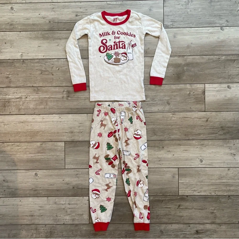 The Children’s Place | Milk And Cookies Snug Fit Cotton Pajamas | Size: 5T